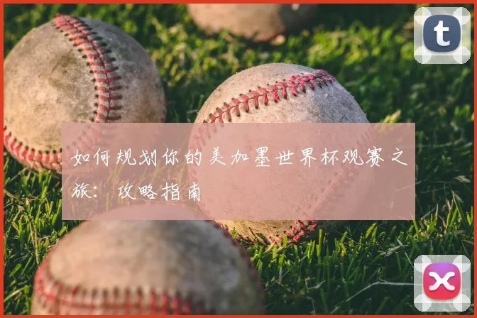 如何规划你的美加墨世界杯观赛之旅：攻略指南